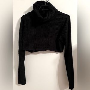 Fishnet Crop Top